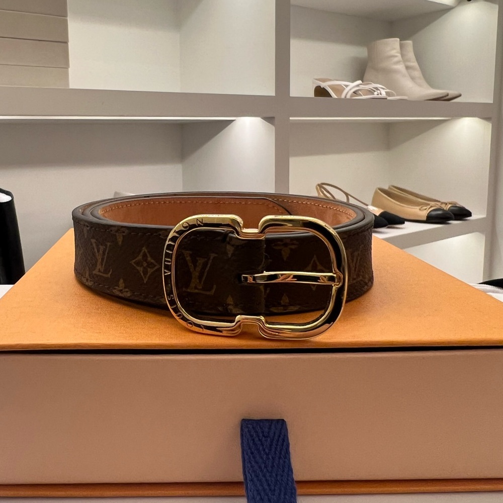 Slightly Used Louis Vuitton Mini Belt